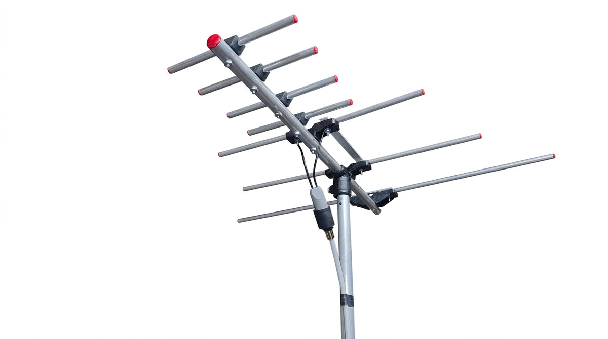 Kit Antena Digital HD-7  Zona Urbana + Cable Coaxial 10 Mt + Conectores